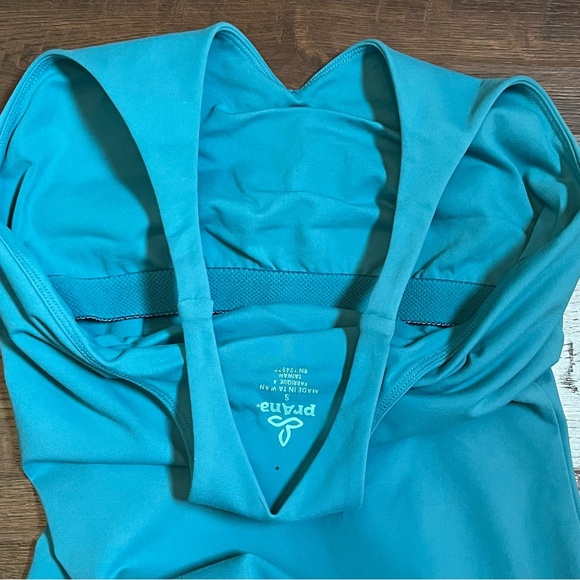 Prana tank top sports bra teal blue small - Picture 4 of 4